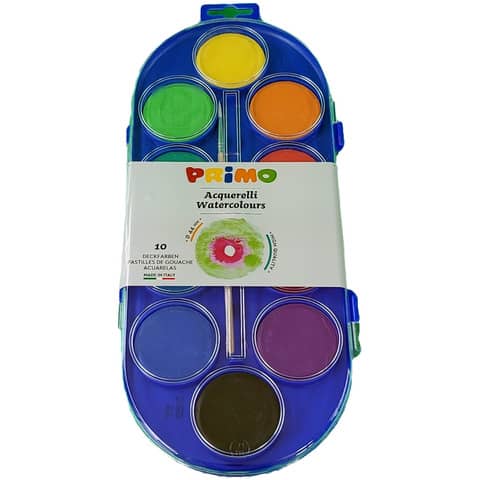 Acquerelli Primo Ø 44 mm in conf. da 10 colori assortiti - 120A10SG